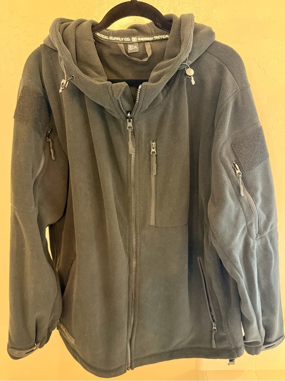 Baerskin Tactical Hooded Fleece Jacket - Black